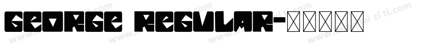 George Regular字体转换